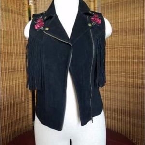 Forever21 leather vest!